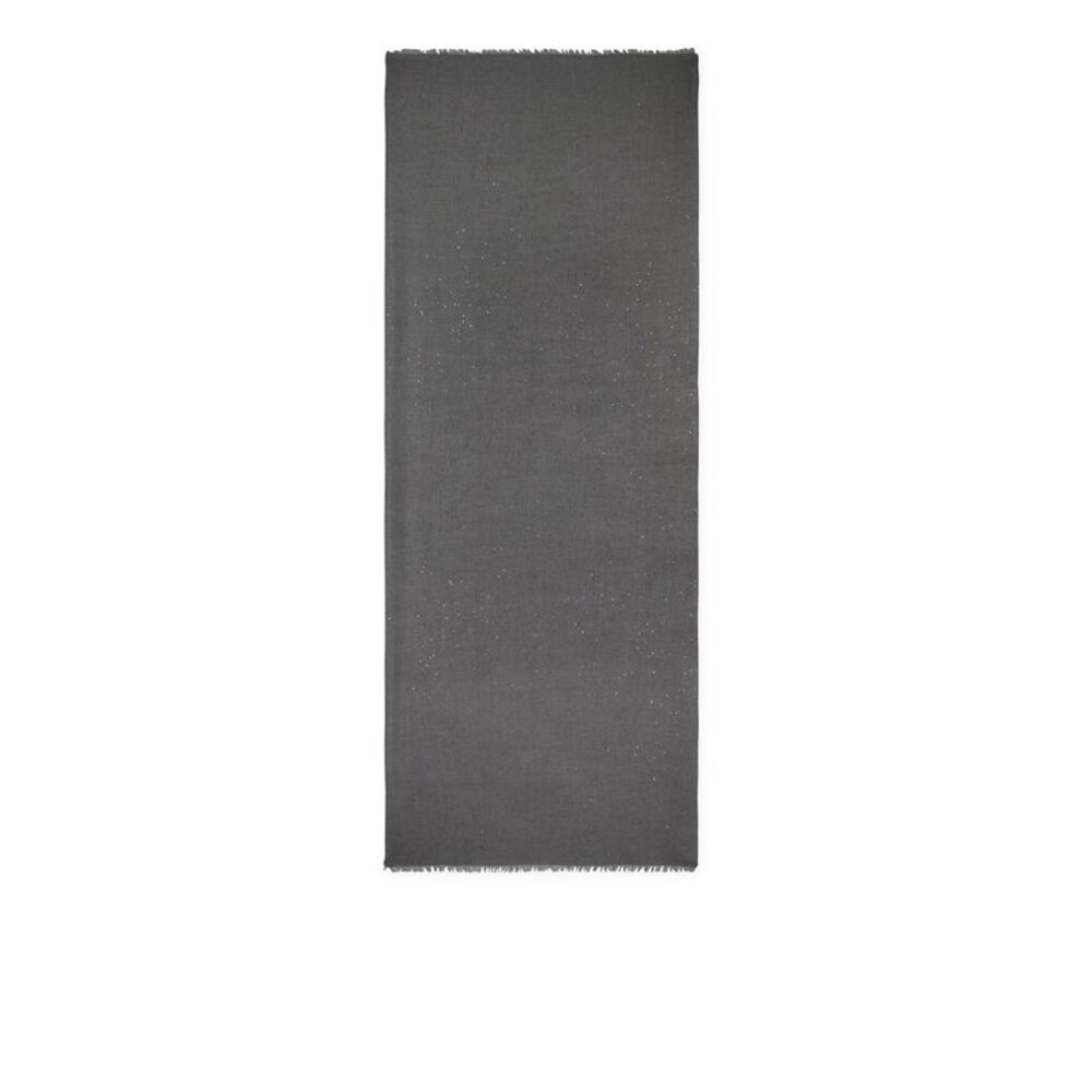 Brunello Cucinelli Women Cashmere And Silk Scarf With Sequins
